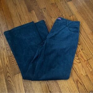 Edikted Blue Corduroy flare pants size medium